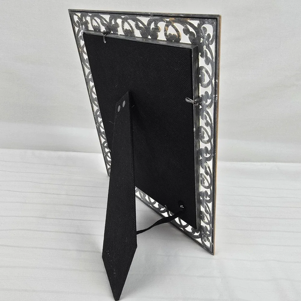 Decorel‎ Heirloom  8x10 Picture Frame Ornate Cream Gold Rhinestone Vintage Style
